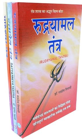 Combo of 3 Books : Rudrayamal Tantra/ Dattatreya Tantra/ Maheshwar Tantra / रुद्रयामल तंत्र, महेश्वर तंत्र , दत्तात्रेय तंत्र By Rudradev Tripathi ( Ranjan Publications )