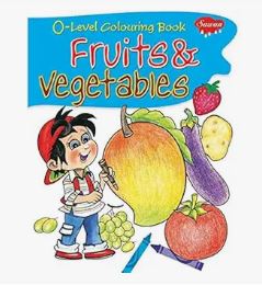 Combo of 2 Books : 0 Leval Colouring Book Fruits and Vegetables And Join The Dots By Manoj Publications