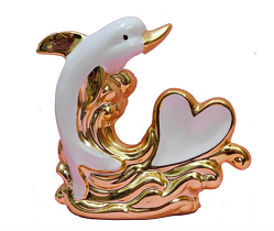 Home Decor Dolphine White Showpiece / Gift Item